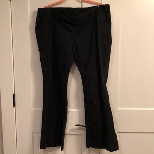 Black maternity chinos